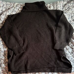 Vero Moda black turtleneck sweater size large